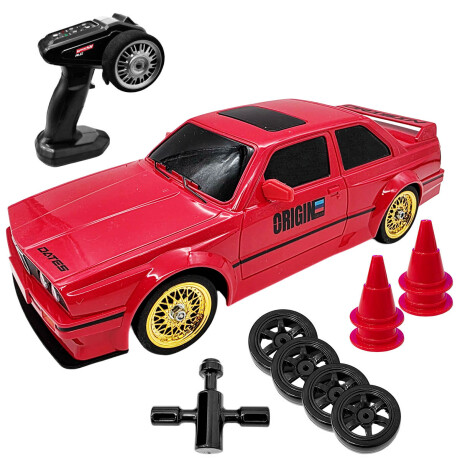Auto Drift Derrape Control Remoto Alta Velocidad Acc Rojo