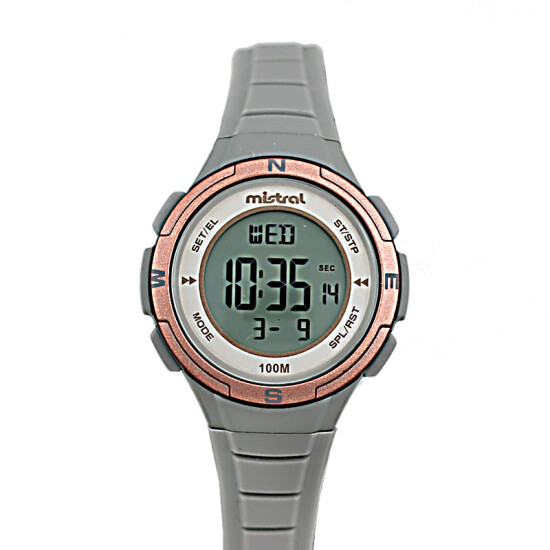 Reloj Mistral Deportivo Silicona Gris. "Producto sin caja" 0