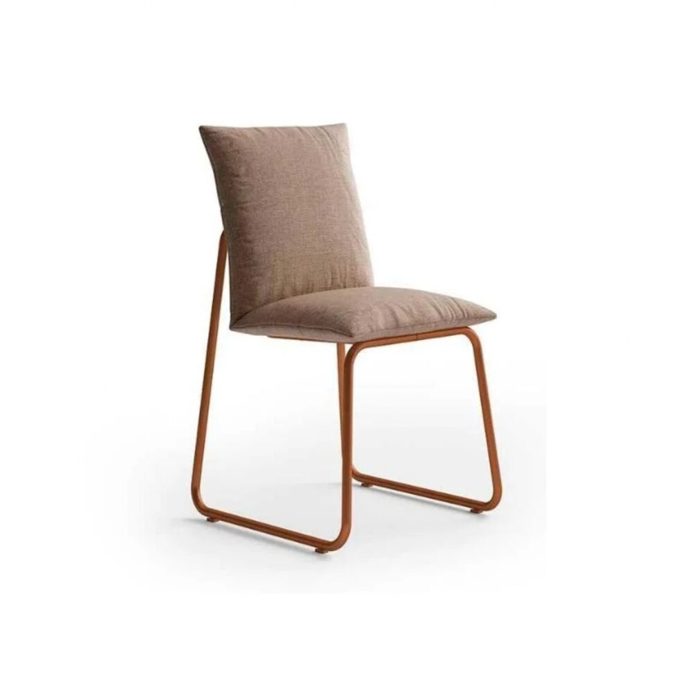 Juego de comedor - 4 sillas Soft Atria Redonda - Marrón Juego de comedor - 4 sillas Soft Atria Redonda - Marrón