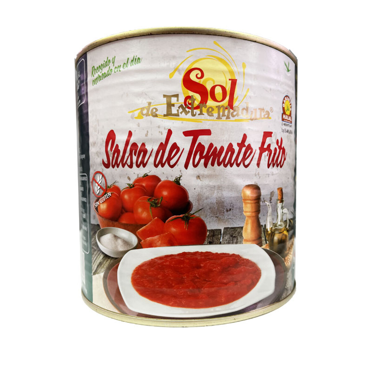 Tomate Frito Salsa SOL DE EXTREMADURA Sin Gluten 2.55K Grs 