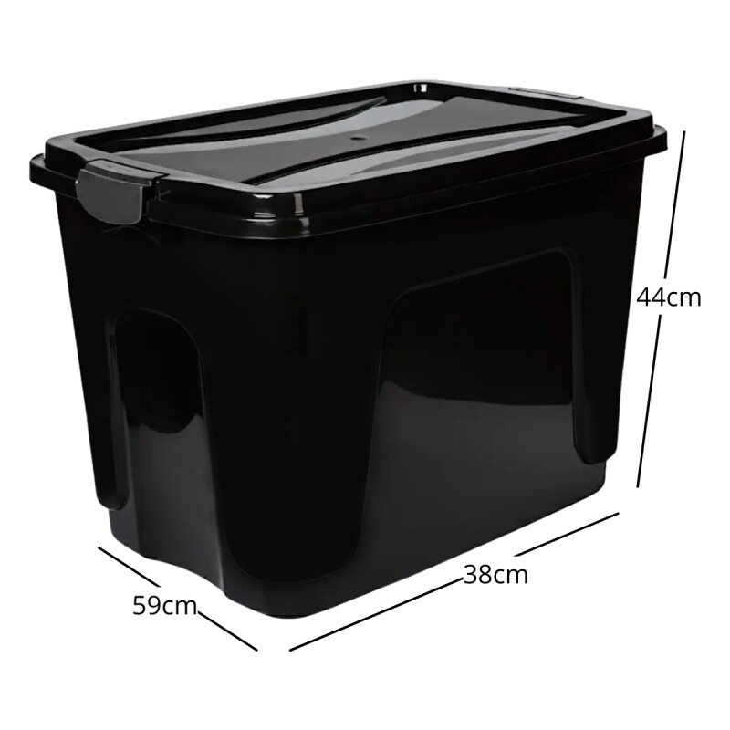 Set x2 Caja organizadora 65 lts NEGRO