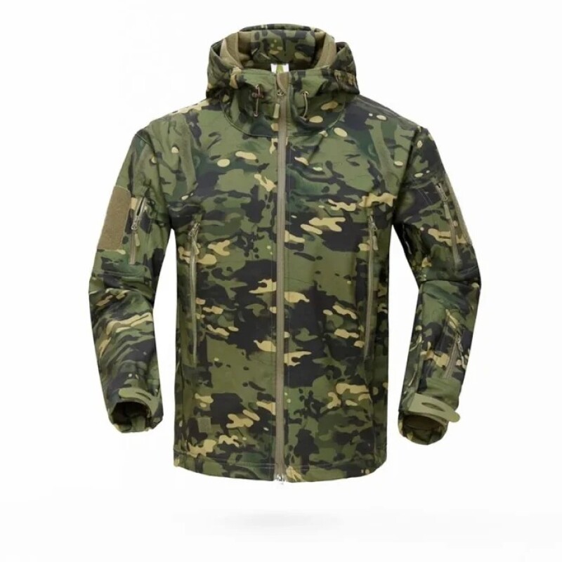 Campera Táctica en Neopreno Multicam