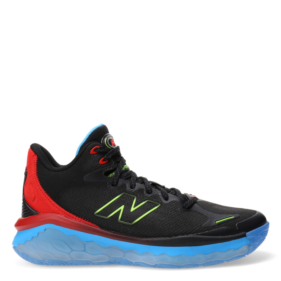 Championes de Hombre New Balance Basket Fresh Foam BB Negro - Rojo - Azul