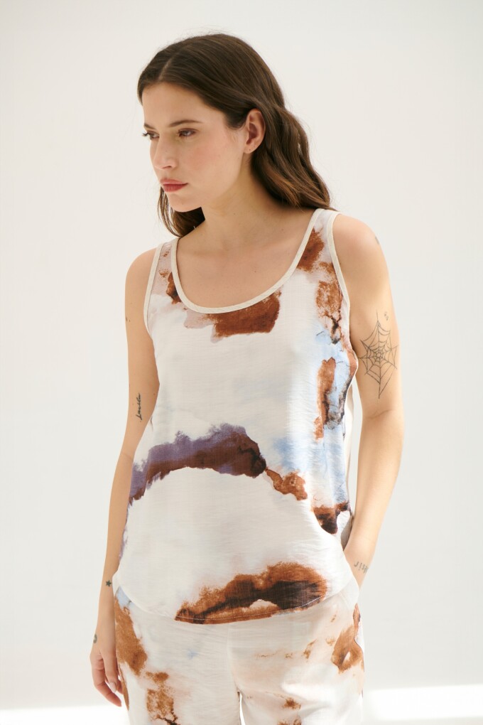 MUSCULOSA BRISA AZUL