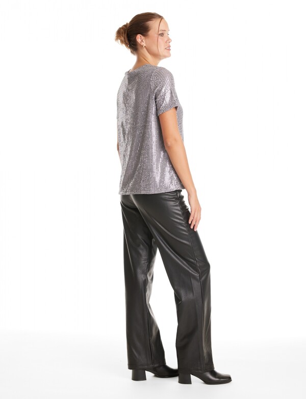 Blusa Lentejuelas GRIS