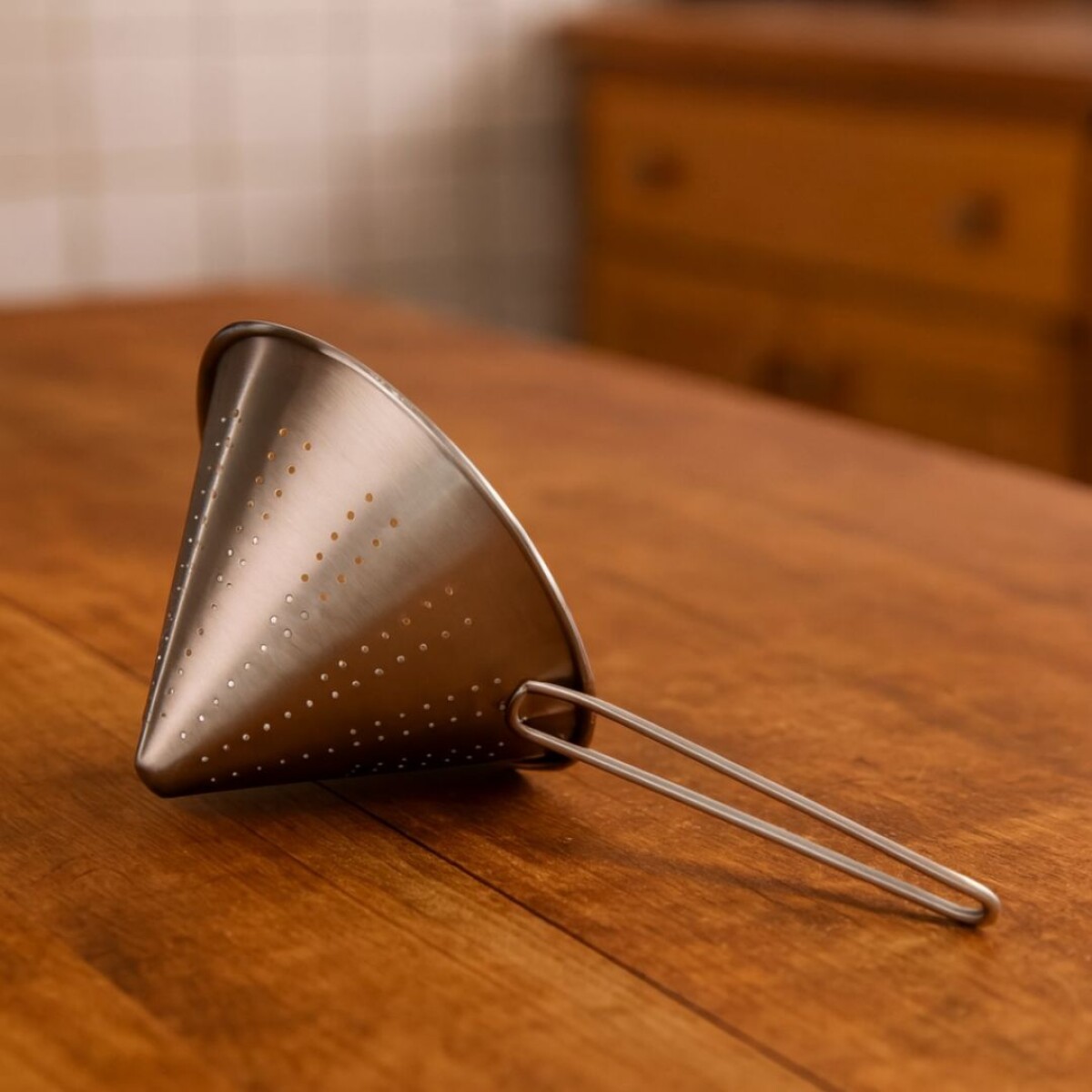 COLADOR CONICO ACERO INOX 21CM CORRINA 