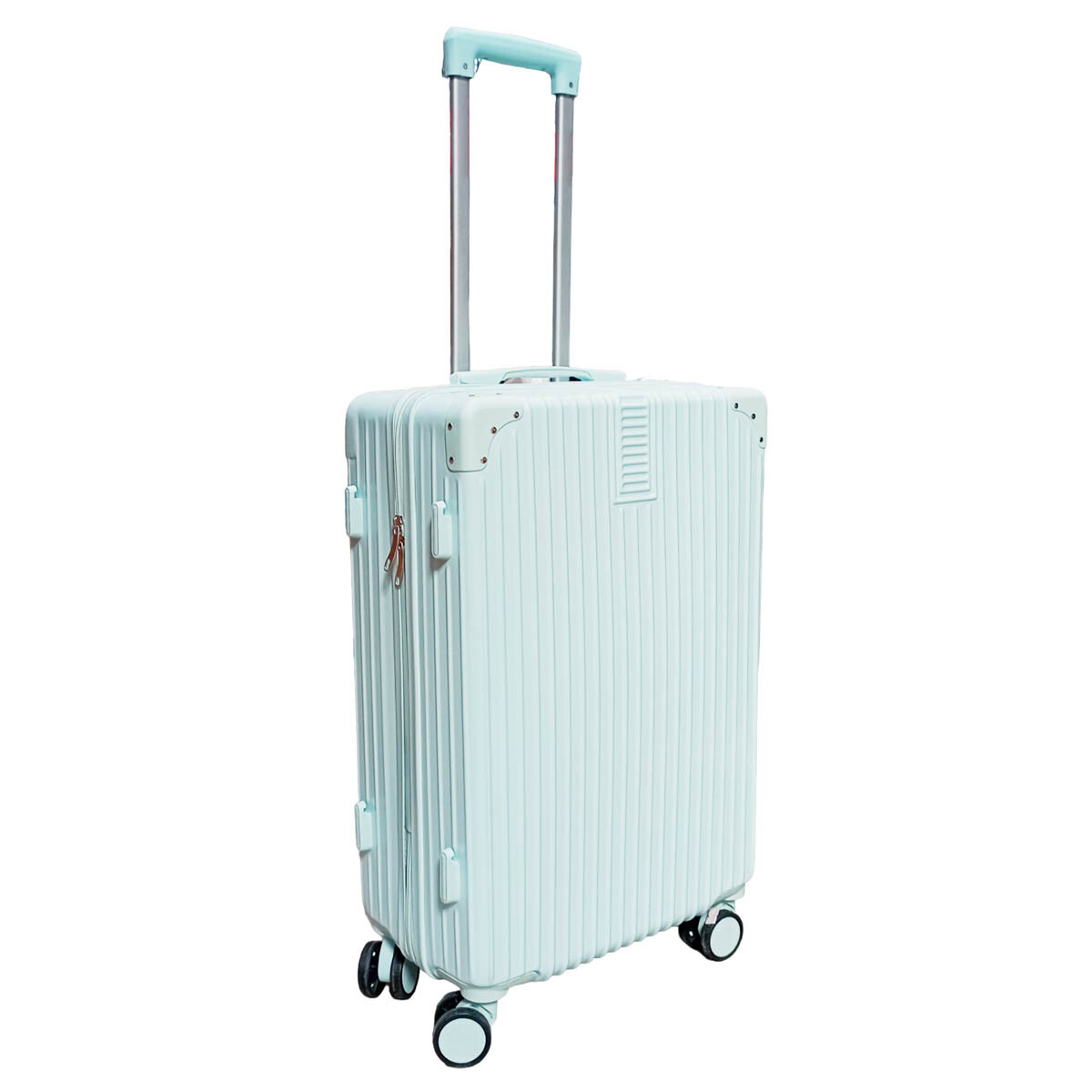 Valija Rígida 24'' Resistente Impermeable 4 Ruedas - Celeste 