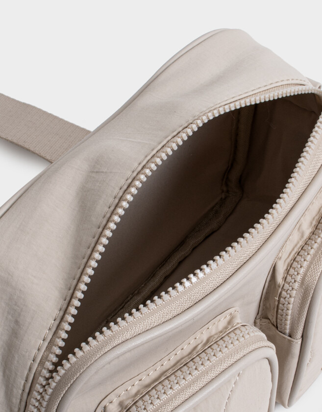 Bandoleras Puffy Bandolera Doble Bolsillo - Marron Beige
