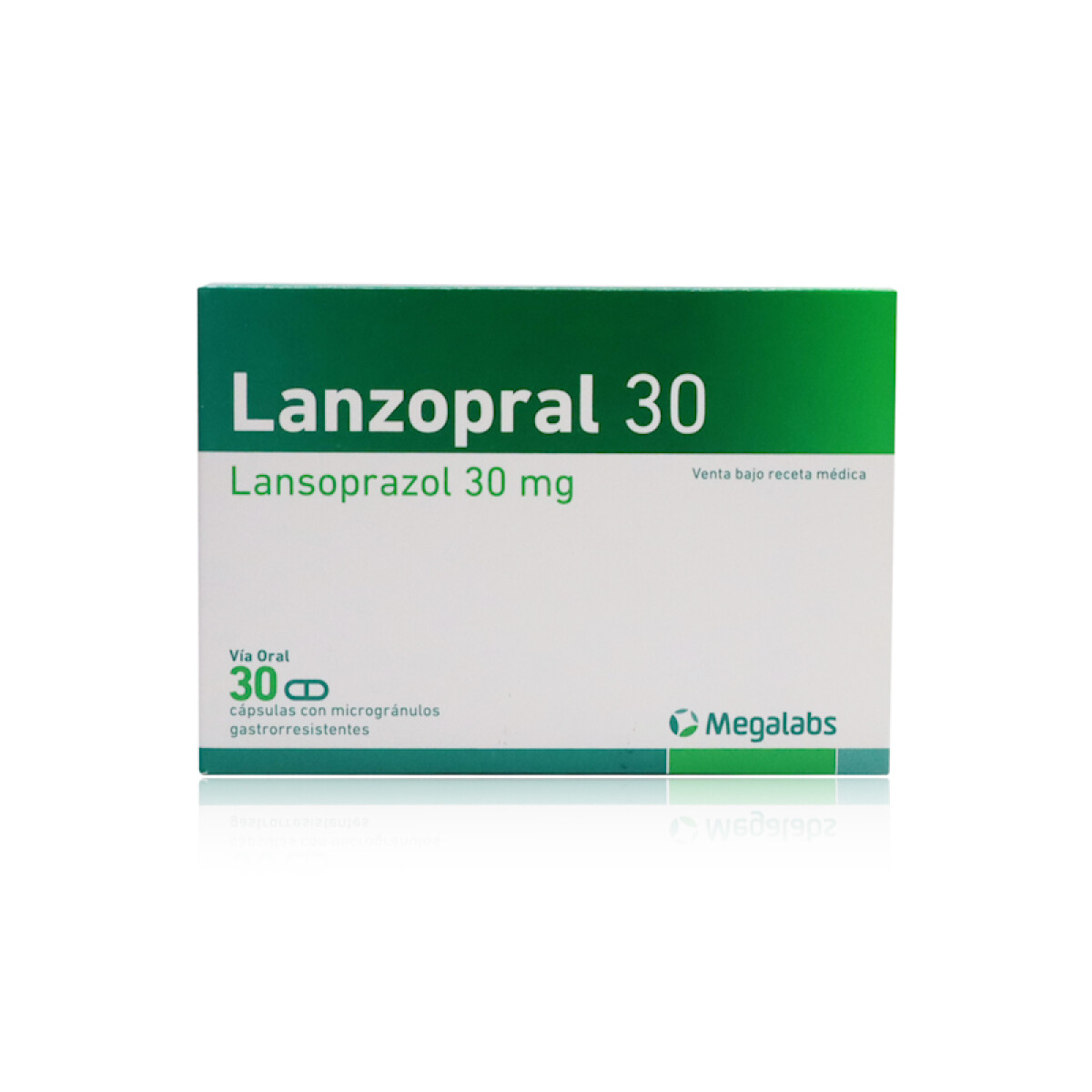 LANZOPRAL 30 MG. CJ X 30 CÁPS. 