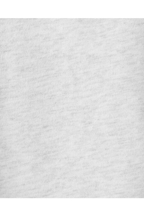 Buzo de algodón, manga larga, gris jaspeado Sin color