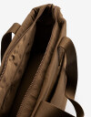 Shopper Nylon Shopper Con Doble Asa De Hombro. - Marron Beige