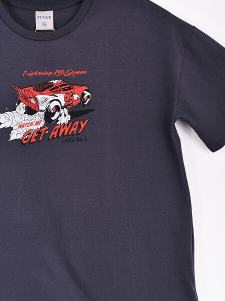 REMERA GET AWAY GRIS OSCURO