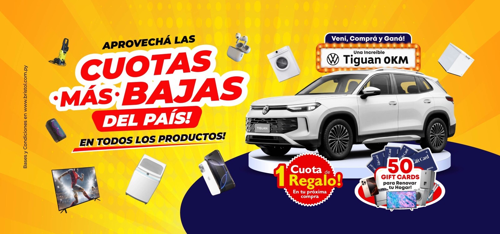 La cuota mas baja del pais