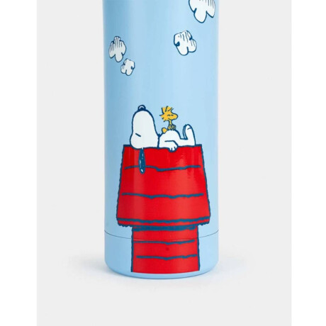 Botella Metálica Snoopy Azul Celeste