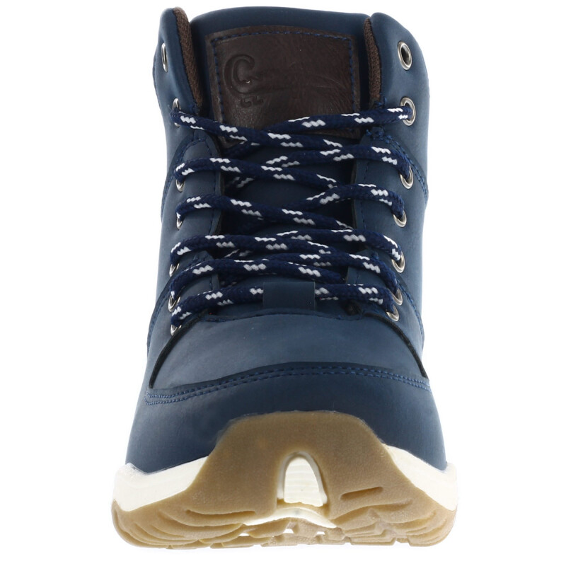 Botas de Niño Croco Kids Botita SANTI acordonada Azul Marino