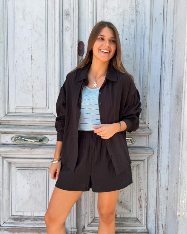 Conjunto Delfina negro