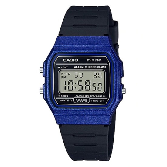Reloj CASIO RETRO F91WM-2ADF Resina Negro Esfera 35mm 0