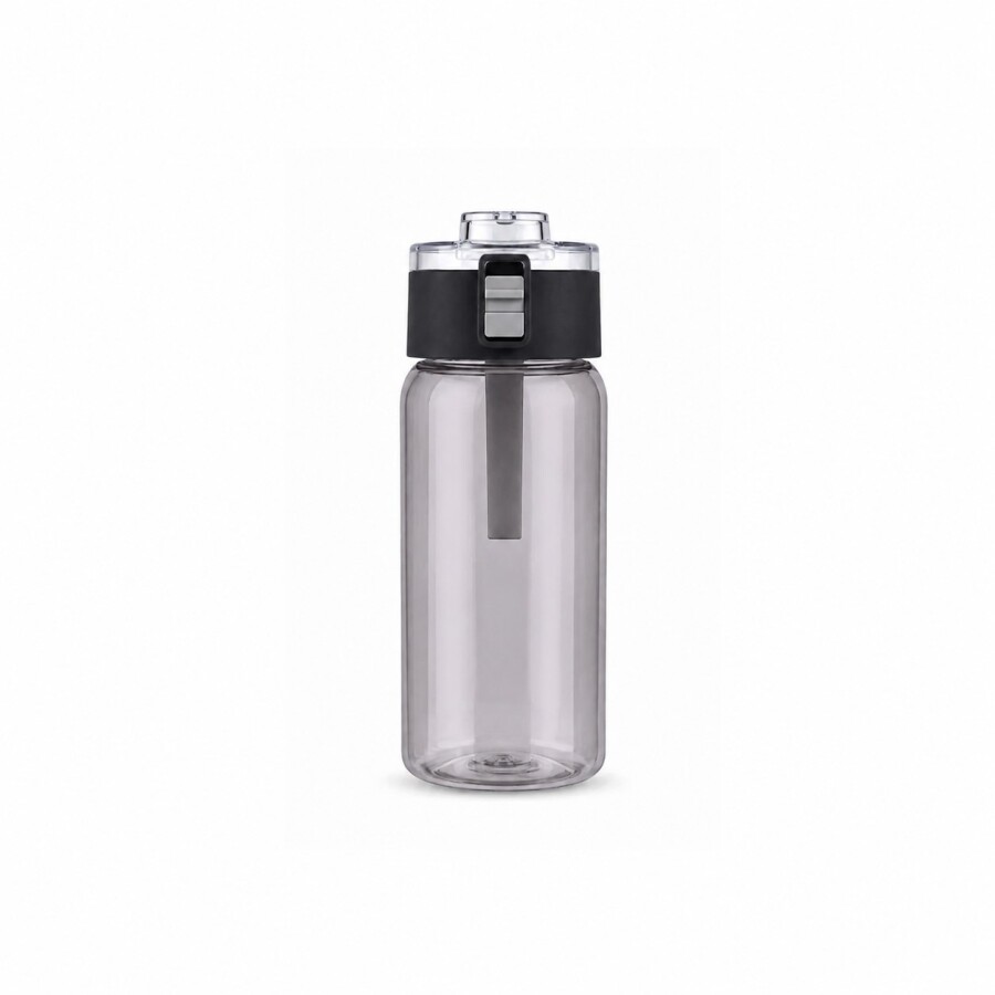 Botella Transparente 550mL Black