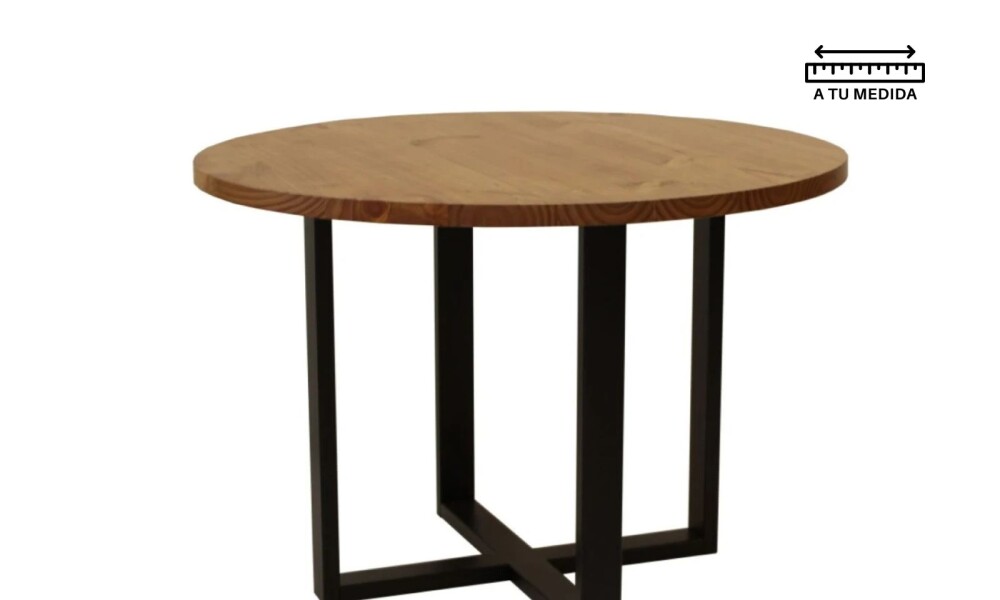 Mesa de Comedor redonda IRON 1mto Mesa de Comedor redonda IRON 1mto