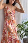 Vestido Avelia corto Naranja