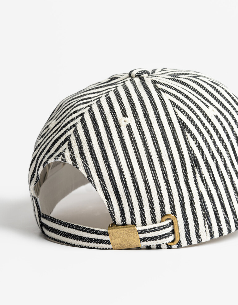 Caps Gorra Canvas Rayada - Combinacion Bicolor