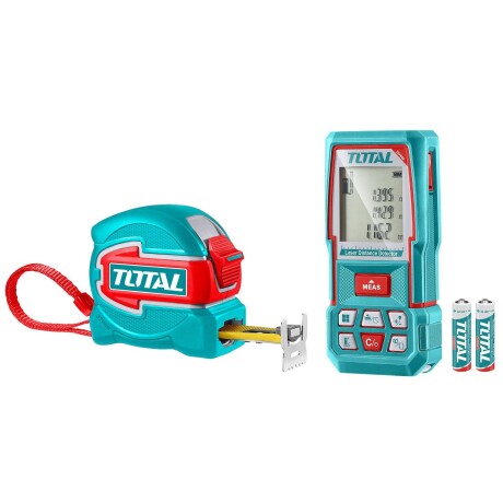 Kit De Medición: Medidor De Distancia Láser Y Cinta Métrica Kit De Medición: Medidor De Distancia Láser Y Cinta Métrica