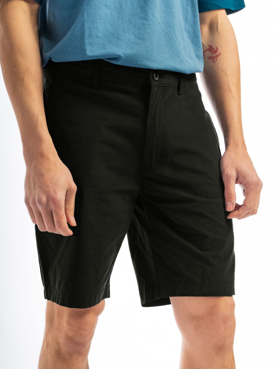Bermuda Clasica de Algodón Miami - Negro 