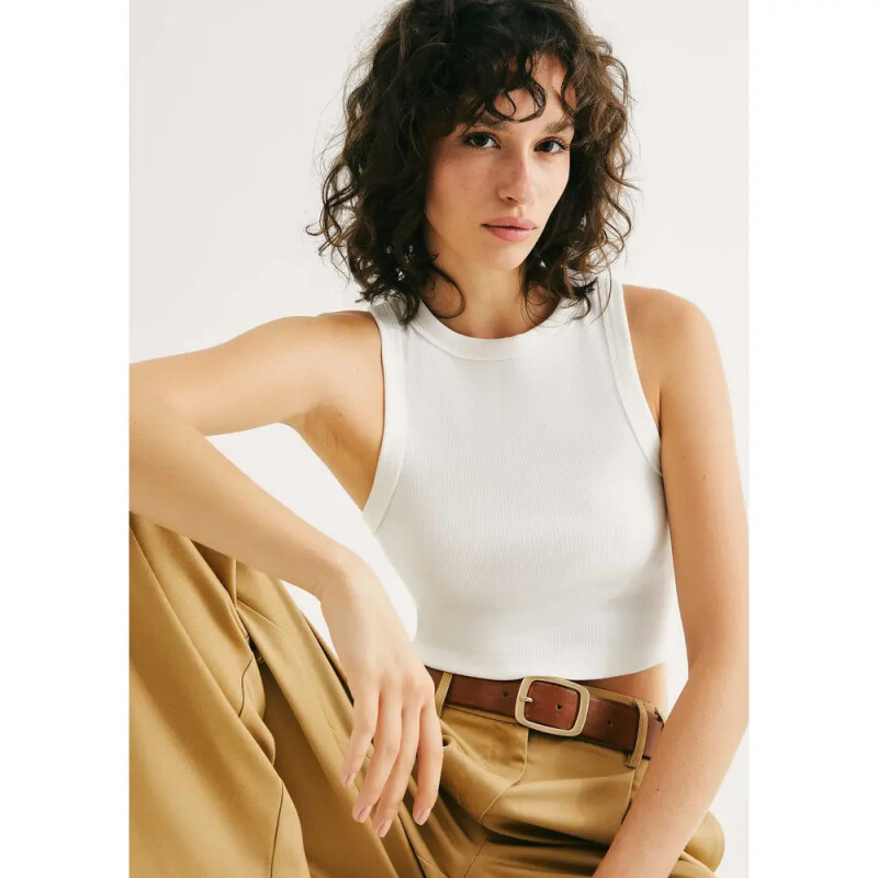 BLUSA SM FEM BEGE CLARO