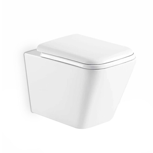 INODORO PARA COLGAR CUADRADO KENAI BLANCO BRILLO 000