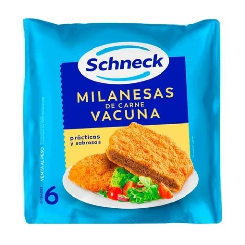 Milanesas de Carne Schneck 6 Unidades Milanesas de Carne Schneck 6 Unidades