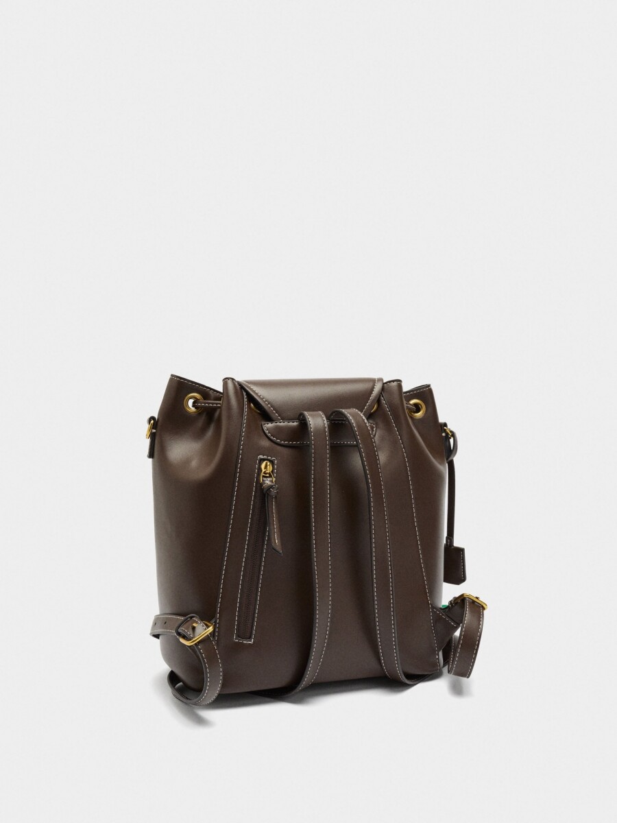 Mochila Con Alça Bandolera marron