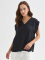Blusa Zomira Azul Noche