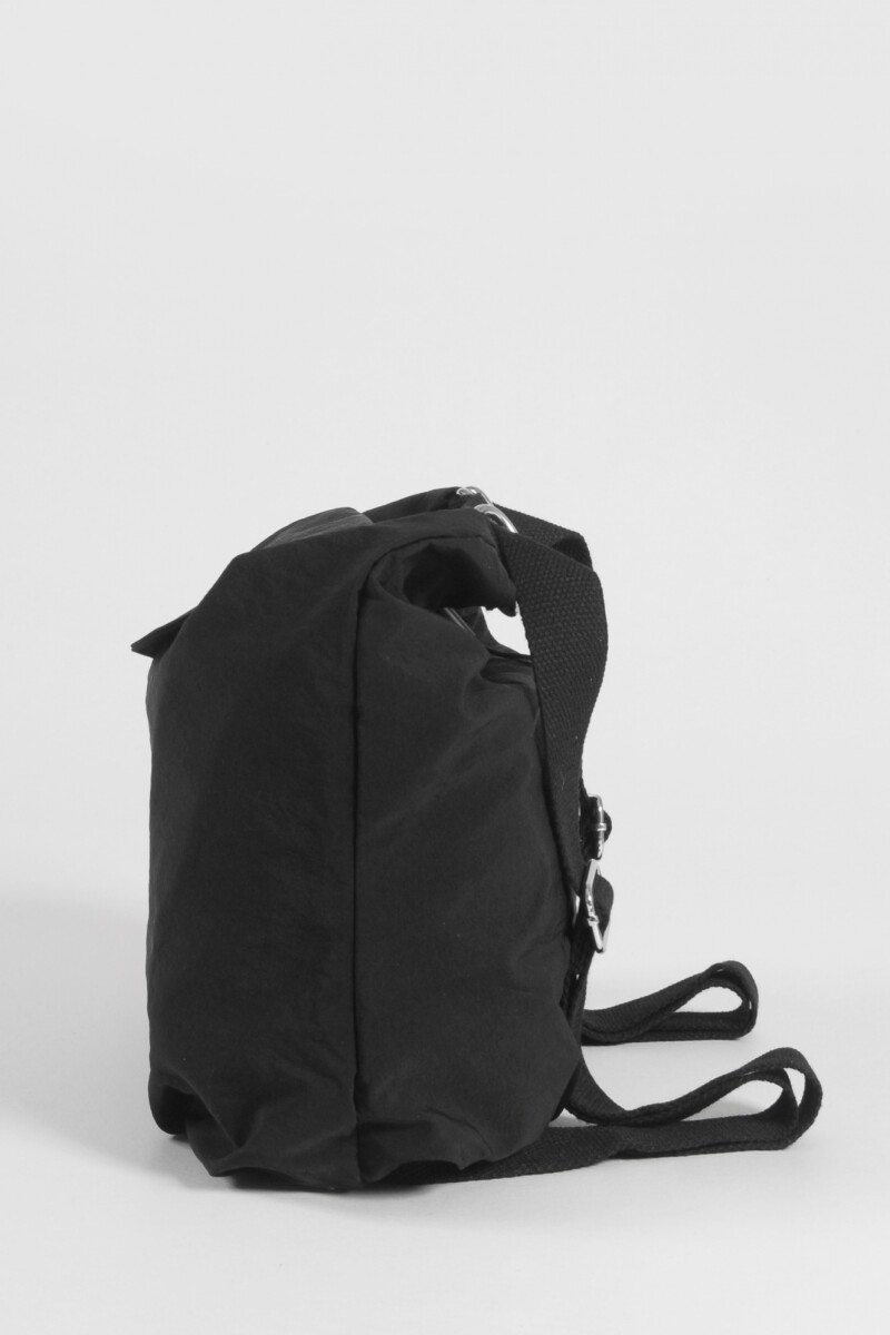 Hobo mochila de tela negro