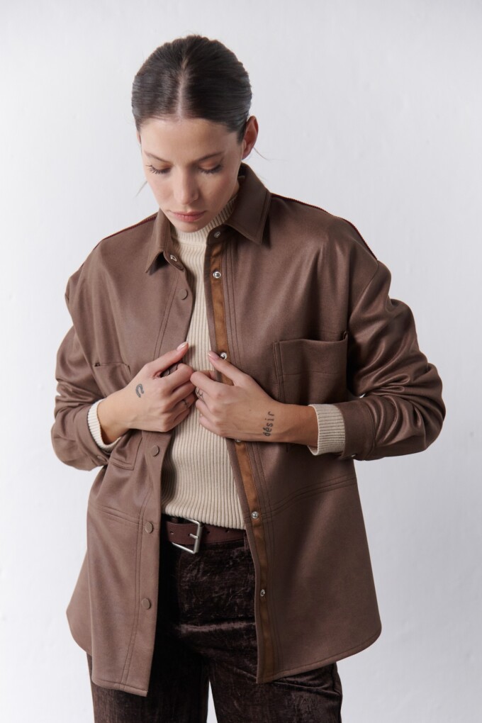 SOBRECAMISA GALA CHOCOLATE