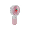 Ventilador portátil con diseño de fresa color rosa Ventilador Portátil Con Diseño De Fresa Color Rosa