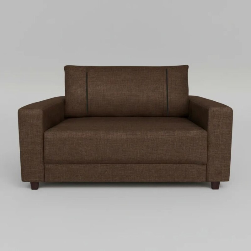SOFA 2 CUERPOS - TELA MARRON SOFA 2 CUERPOS - TELA MARRON