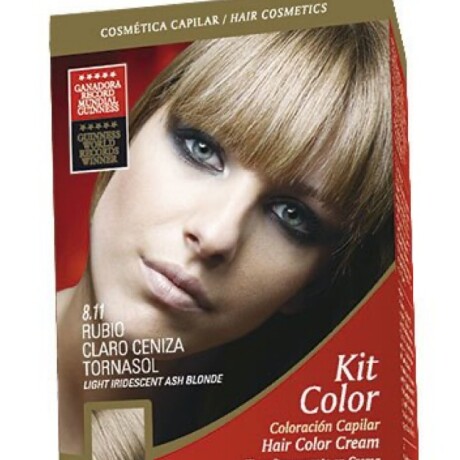 Tinta Kit 317 Varios Colores Rubio Claro Ceniza Tornasol 8,11