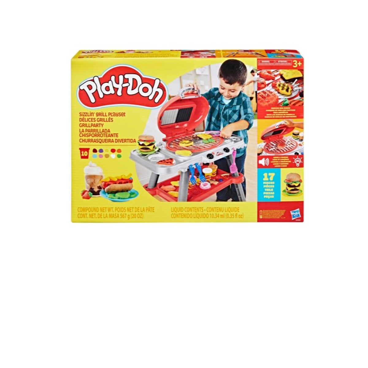 Set De Masas Play Doh La Parrillada - Churrasquera Divertida 