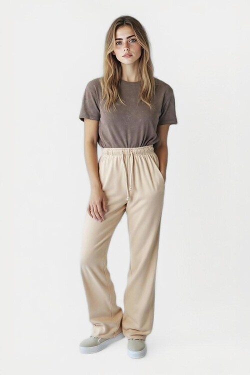 Pantalón Flora Beige