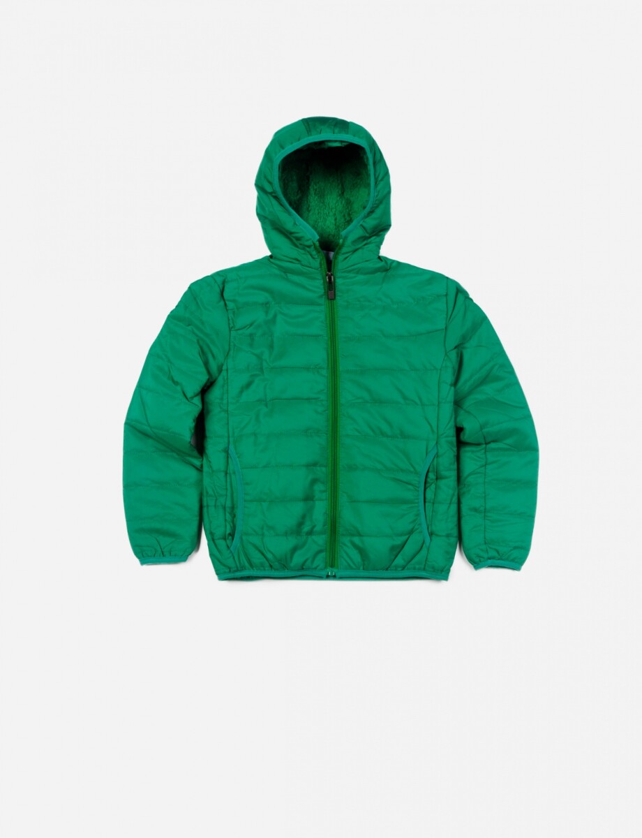 Campera matelaseada de niño - VERDE OLIVA 