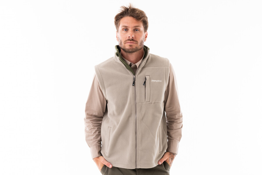 CHALECO MICROPOLAR MONTTES Beige