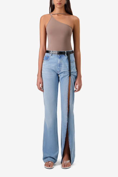 JEAN SUSPENDED DENIM Azul