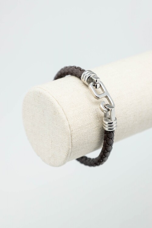 Pulsera cuero Marrón