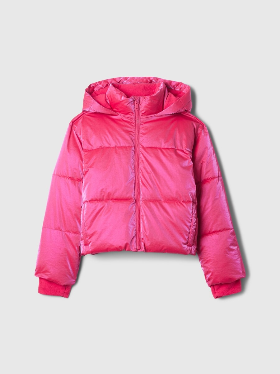 Campera Warmest Shine Niña - Hot Pink 