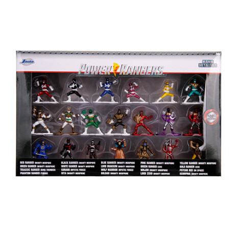 Set Mini Figuras Power Rangers 20 Piezas 001