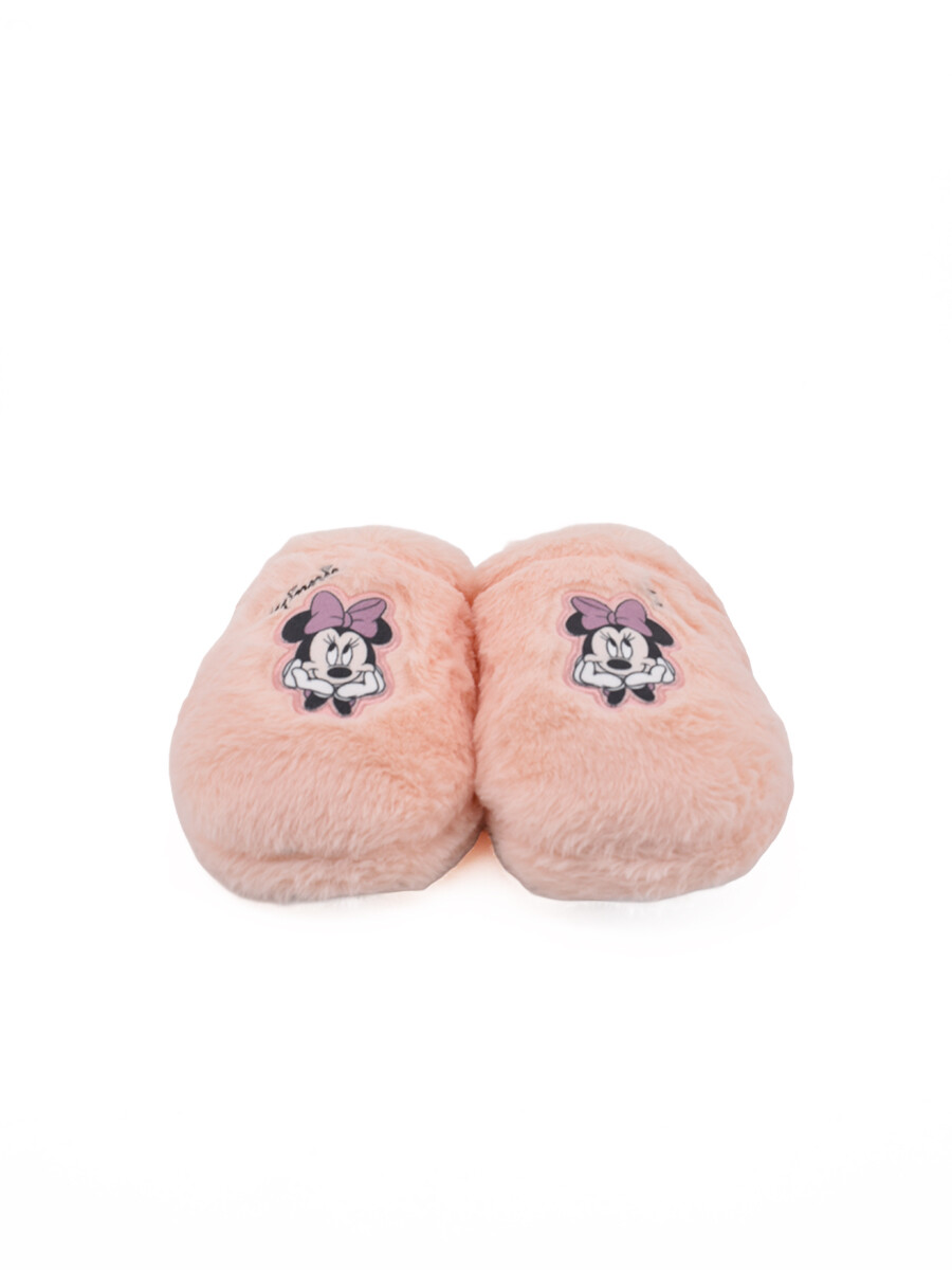 PANTUFLA MINNIE - ROSADO. 