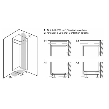 FREEZER BOSCH PANELABLE GIN81ACE0