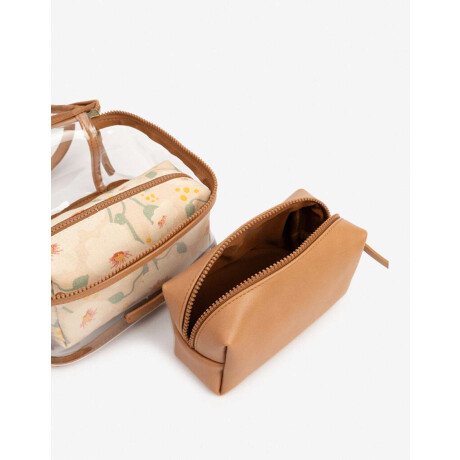 Porta Cosméticos Estampado Flores