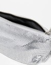 City Cartera Formato City - Plateado Niquel