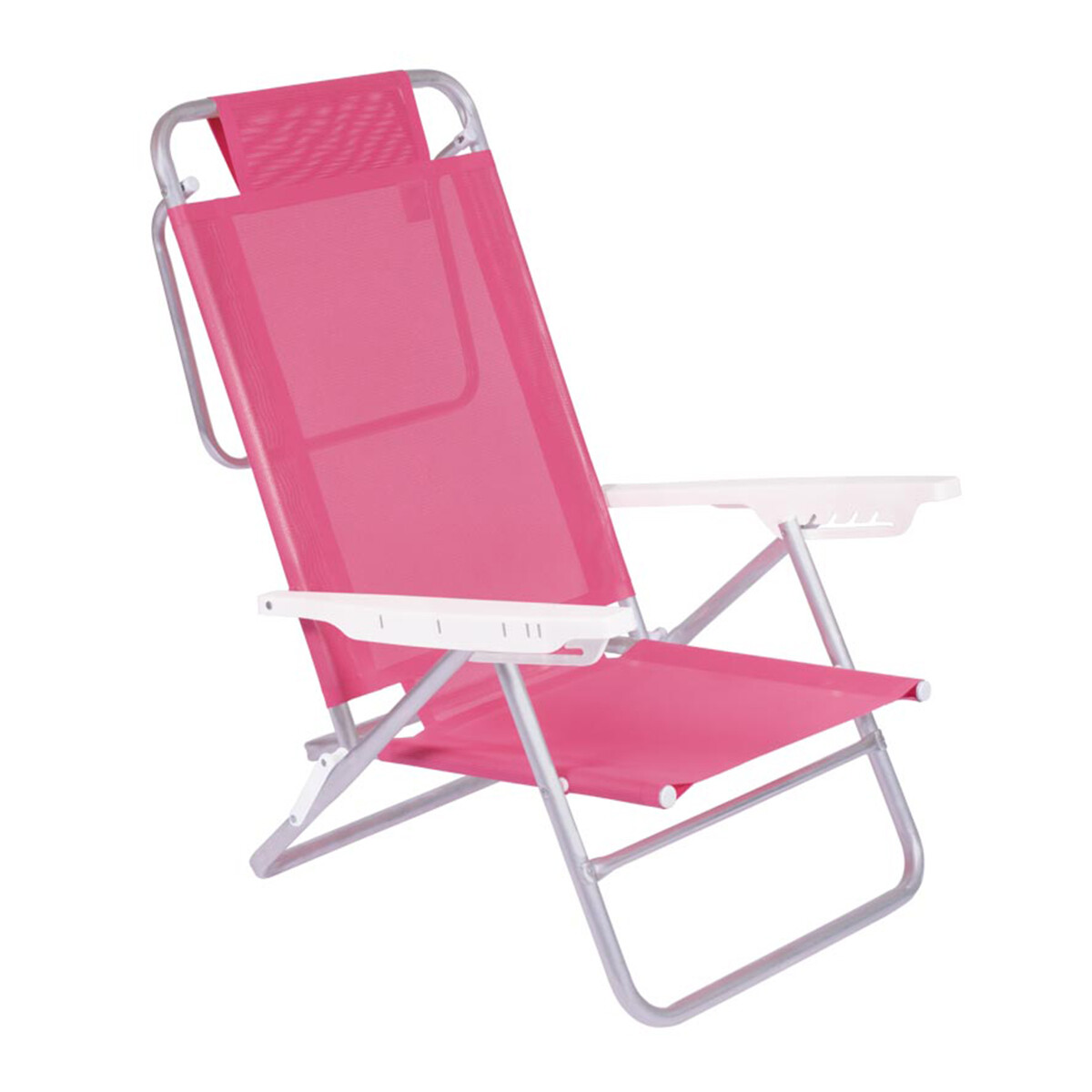 Silla Summer 6 Posiciones Aluminio - ROSA 